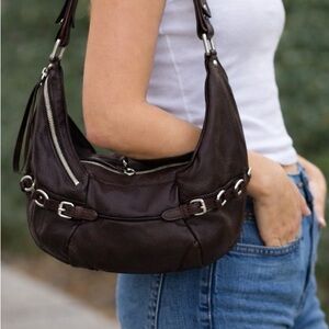 Kenneth Cole Leather Shoulder Bag